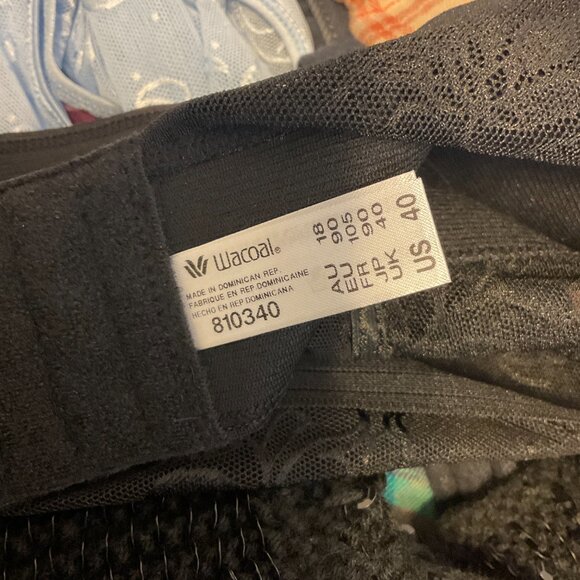 Wacoal Net Effect Bralette 40 Black Sheer - Picture 10 of 10